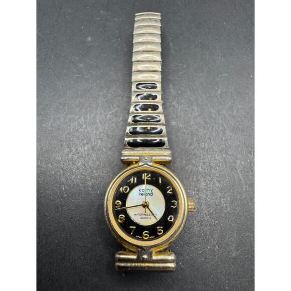 Kathy Ireland Analog Wristwatch with Quartz Water Resistant MOP Dial Silver Tone - Picture 1 of 8